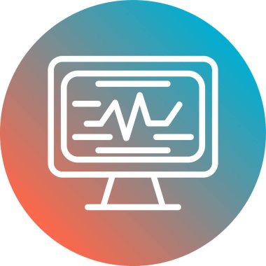 izleyici ikon vektör illüstrasyonu