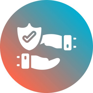 Uzun gölgeli beyaz çizgi kalkanı kontrol işareti simgesi izole edildi. Güvenlik kavramı. Güvenlik kontrol simgesi. Kene izi simgesi. Kırmızı daire düğmesi. vektör