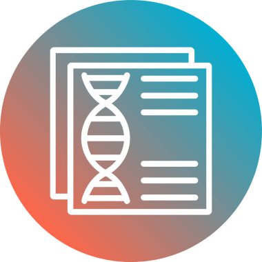 vektör DNA simgesi illüstrasyonu