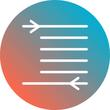 Modern simgenin vektör illüstrasyonu