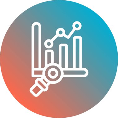 seo modern simgesinin vektör illüstrasyonu