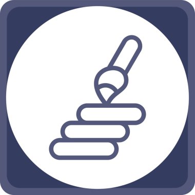 - Şeker. Web simgesi basit illüstrasyon