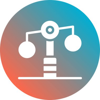 Robot simgesinin vektör illüstrasyonu