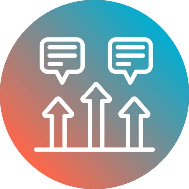 İş ve finans simgesinin vektör illüstrasyonu