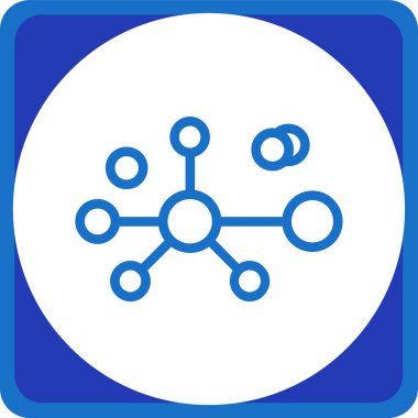 bir çerçeve içinde vektör simgesine bağlan