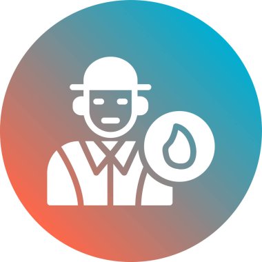 Tek izole edilmiş simgenin vektör illüstrasyonu