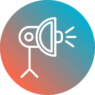 Hoparlör simgesi, vektör illüstrasyonu