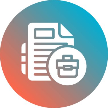 Belge simgesinin vektör illüstrasyonu