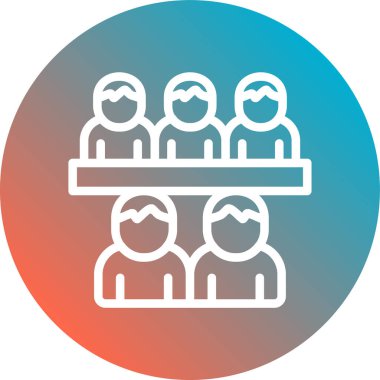 İnsan simgesinin vektör illüstrasyonu