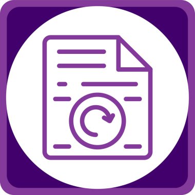 Modern simgenin vektör illüstrasyonu