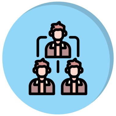 İnsan simgesinin vektör illüstrasyonu