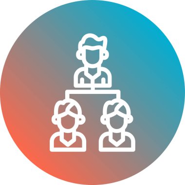 İnsan simgesinin vektör illüstrasyonu