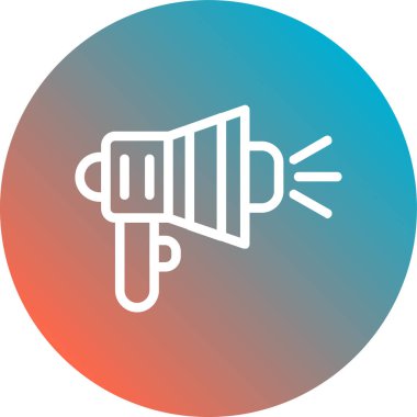 Mavi ve kırmızı çizgili elektrikli su ısıtıcısı simgesi beyaz arkaplanda izole edilmiş. Yemek ikonu. Renkli çember konsepti. vektör illüstrasyonu