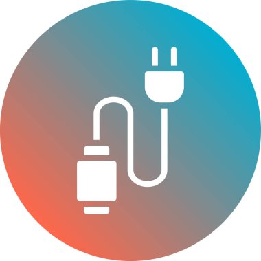 Benzin istasyonu simgesinin vektör illüstrasyonu