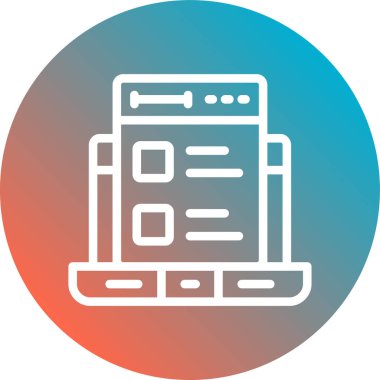 seo modern simgesinin vektör illüstrasyonu