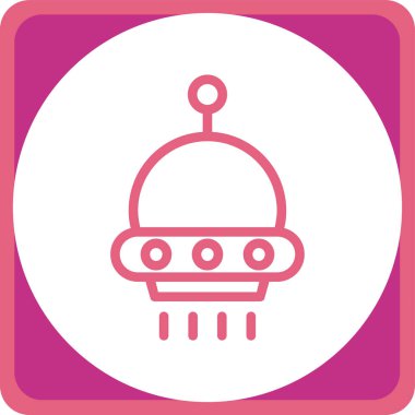 Robot simgesinin vektör illüstrasyonu