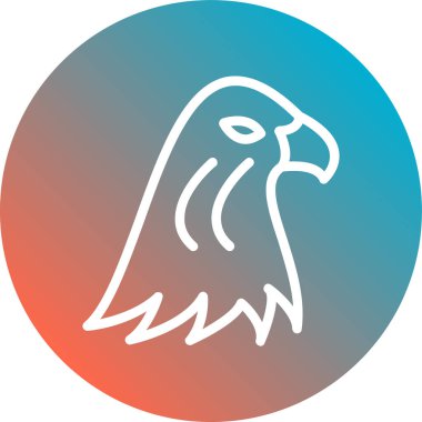 papağan simgesi vektör illüstrasyonu