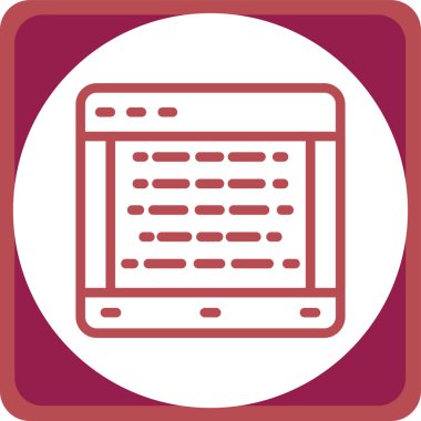 Web tarayıcı simgesi. Web tasarımı