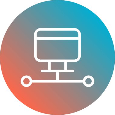 seo modern simgesinin vektör illüstrasyonu