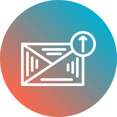 E- posta simgesinin vektör illüstrasyonu