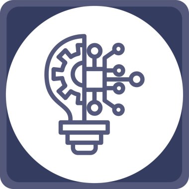 Devre kartı simgesi. Elektronik donanım teknolojisinden düz bir tasarım için trend tasarım vektör biçimi.