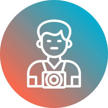 Bir resim simgesinin vektör illüstrasyonu