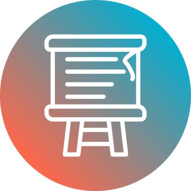 Modern simgenin vektör illüstrasyonu