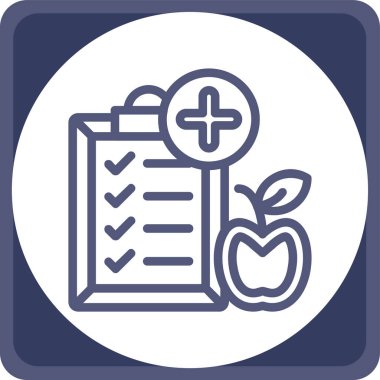 Gıda simgesinin vektör illüstrasyonu