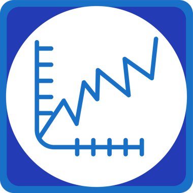 İş ve finans simgesinin vektör illüstrasyonu