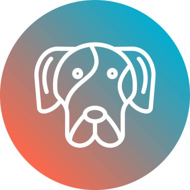 Köpeğin vektör çizimi