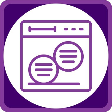 seo modern simgesinin vektör illüstrasyonu