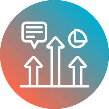 İş ve finans ikonu kavramının vektör illüstrasyonu.