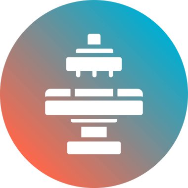 Modern simgenin vektör illüstrasyonu