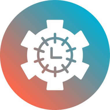 dişli simgesi vektör illüstrasyonu