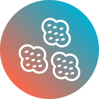 Çilek simgesi vektör çizimi