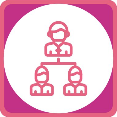 İnsan simgesinin vektör illüstrasyonu