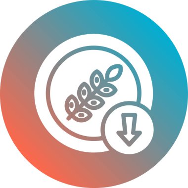 Gıda simgesinin vektör illüstrasyonu