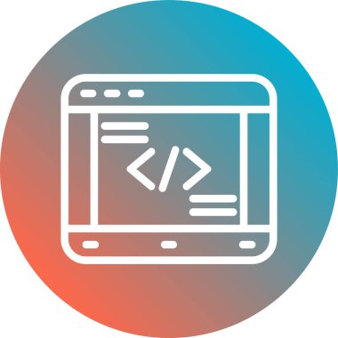 Soyut grupta kodlama simgesi izole edildi