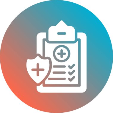 Pano simgesi. Web tasarımı için tıbbi vektör simgelerinin basit çizimi