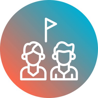 iş adamı simgesi, vektör illüstrasyonu