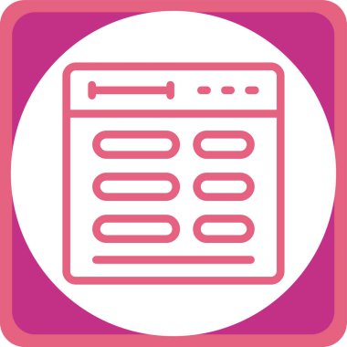 seo modern simgesinin vektör illüstrasyonu