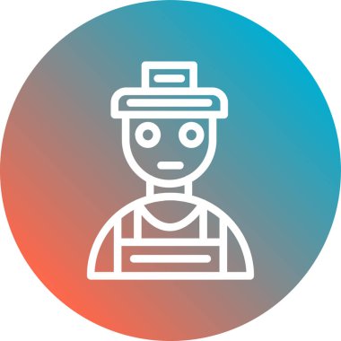 İnsan simgesinin vektör illüstrasyonu