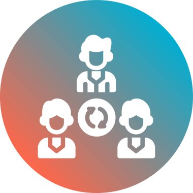 İnsan simgesinin vektör illüstrasyonu