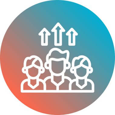 İnsan simgesinin vektör illüstrasyonu