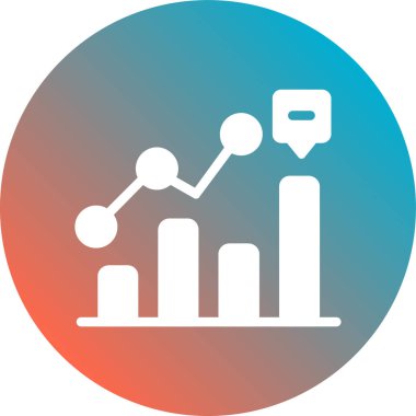 grafik ikonu vektör illüstrasyonu