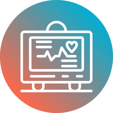 Sağlık simgesinin vektör illüstrasyonu