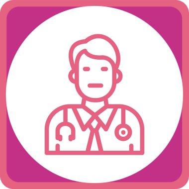 Bir insan simgesinin vektör illüstrasyonu