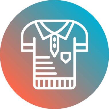 shirt simgesi vektör illüstrasyonu