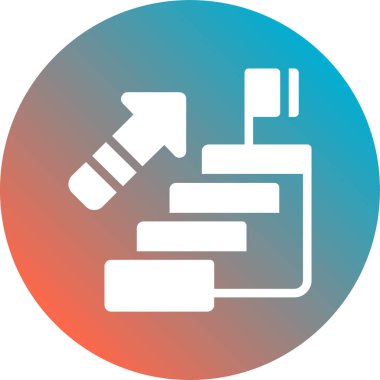 seo modern simgesinin vektör illüstrasyonu