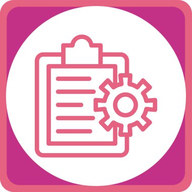 Dişliler. Web simgesi basit illüstrasyon